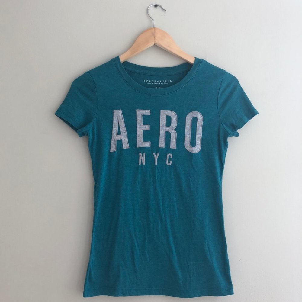 Aeropostale teal tee